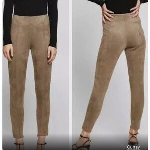 ZARA FAUX SUEDE PANTS